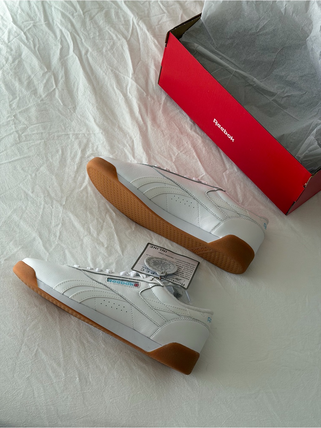 Nwt Reebok Freestyle Lo Shoes In WhiteGum